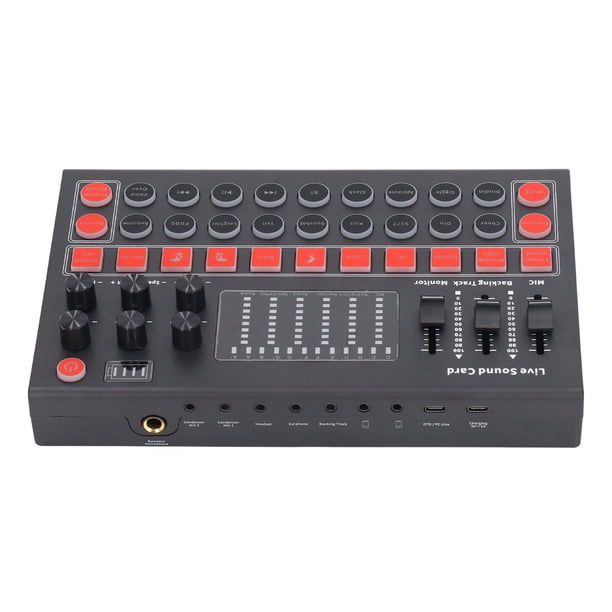 Live Soundboard, Anti Interference Easy To Use ABS Noise Reduction