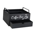 thumbnail image 4 of veasfak Coffee Station Organizer Rustic Coffee Accessories Organizer for Cafe Office A, 4 of 9
