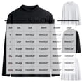 thumbnail image 2 of Timegard Mens Tops Fall Half High Neck Drop Shoulder Thermal Underwear Loungewear Solid Color Long Sleeve Shirts, 2 of 7