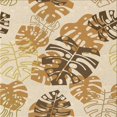 thumbnail image 1 of Ahgly Tapis d'Intérieur Lavable en Machine Carré Transitionnel Kaki Or, 6 Pieds Carré, 1 of 7