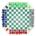 thumbnail image 4 of WE Games Four Player Chess Set - Roll Up Vinyl Chess Board with 4 Chess Pieces Sets in Unique Colors, 4 Player Game, 4 of 10