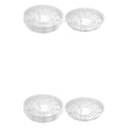 thumbnail image 4 of relayinert 5 Pack Plant Saucer Clear Plastic Round Tray Planter for Indoors & Outdoors Transparent 10 Inch 2Set, 4 of 6