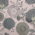 thumbnail image 1 of oneOone Polyester Spandex Dusty Pink Fabric Asian Floral Craft Projects Decor Fabric Printed By The Yard 56 Inch Wide, 1 of 4