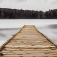 thumbnail image 2 of Bouclair Natural Dock with Mountain View Printed Canvas 30 X 60 in (76.2 X 152.4 cm), 2 of 4