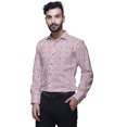thumbnail image 4 of BESTMAN Printed Formal Shirts For Men Spread Collar Cotton Shirt, 4 of 5