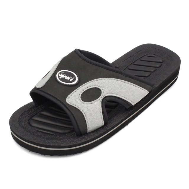 SLM Men's Ventilated Slide Cushion Sandals Sports Flip Flop