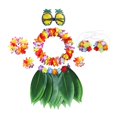 thumbnail image 1 of Family Matching Outfits 6 Piece Set Tropical Wear For Parents And Kids With Comfortable Slippers, 1 of 3