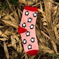 thumbnail image 3 of Red Socks Women Fun Socks Cute Penguin Animal Fun Novelty Cotton Gift, 3 of 3
