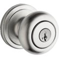 thumbnail image 1 of Troy Matte Front Door Knob with Lock and Key Exterior/Interior Door Handles with Lock Keyed Entry Door Knobs for Front Door Bedroom Bathroom & Office Traditional Home Décor, 1 of 9