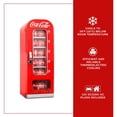 thumbnail image 3 of Coca-Cola Retro Vending Machine Mini Fridge, AC/DC, Classic Design for Home & Office, 4 Can Capacity, 3 of 6