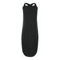thumbnail image 4 of Lenago Robe Maxi Grande Taille pour Femmes Décontractée Ample Été Longue Robe Sans Manches Fendue Plage Maxi Robes avec Poches Robes de Plage Été en Solde, 4 of 7