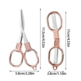 thumbnail image 3 of Matoen Folding Scissors Stainless Steel Portable Mini Travel Scissors Foldable Pocket Scissors Badge Small Scissors, 3 of 5