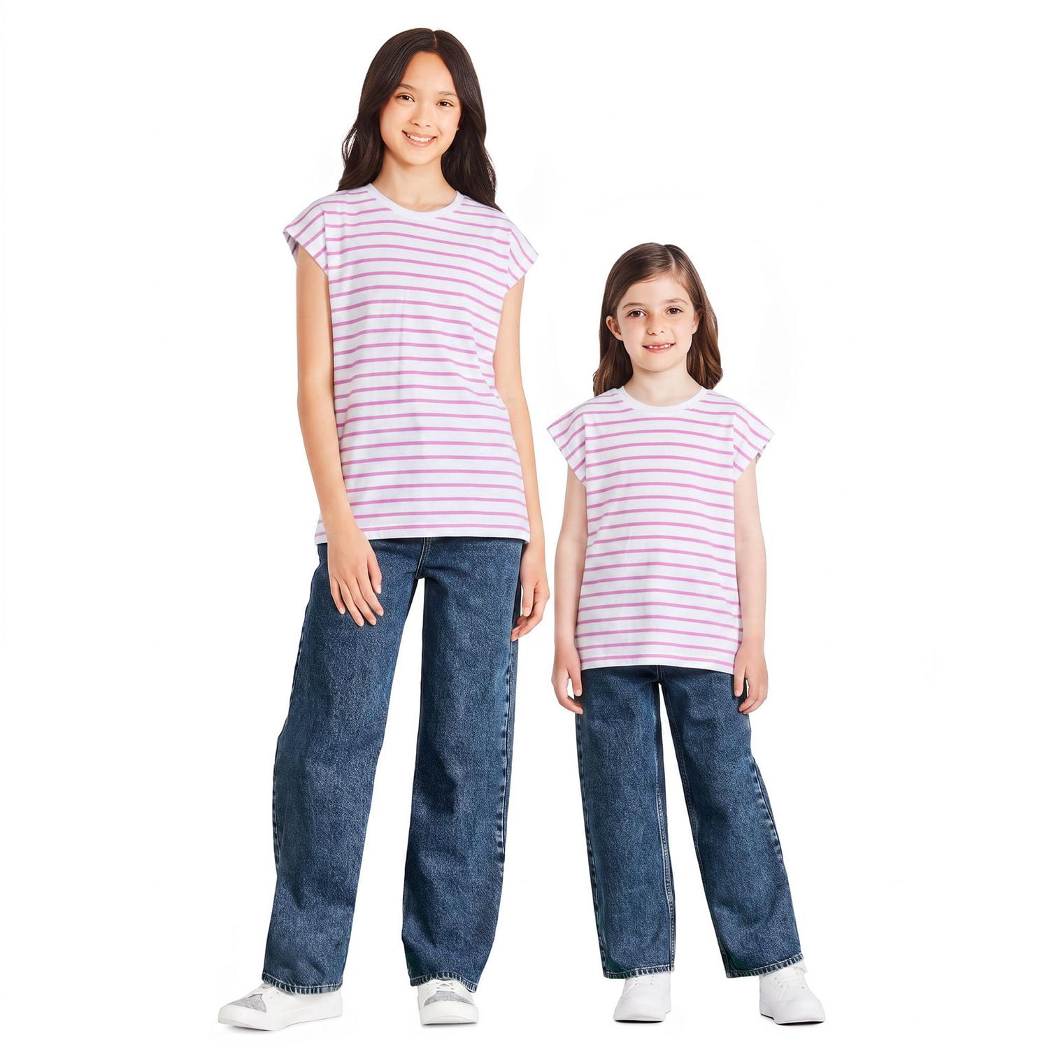 George Girls' Studded Wide Leg Jean