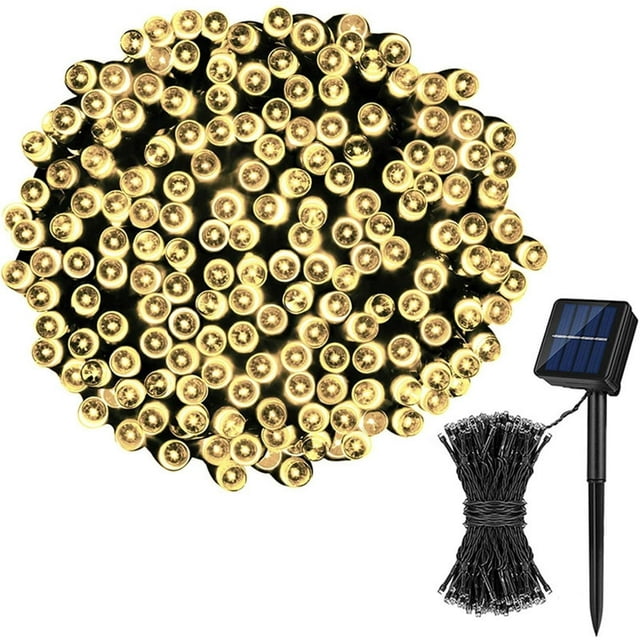 Outdoor Christmas Decoration LED Solar Lamp String All Over 8-Function Festival Garden Decoration 12M100 Lamp