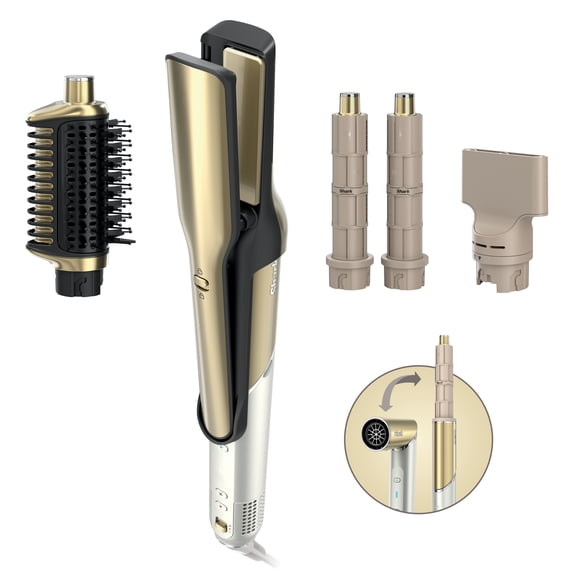 Shark Glam Hot Tool Air Styling & Drying System , Gold (Gift)