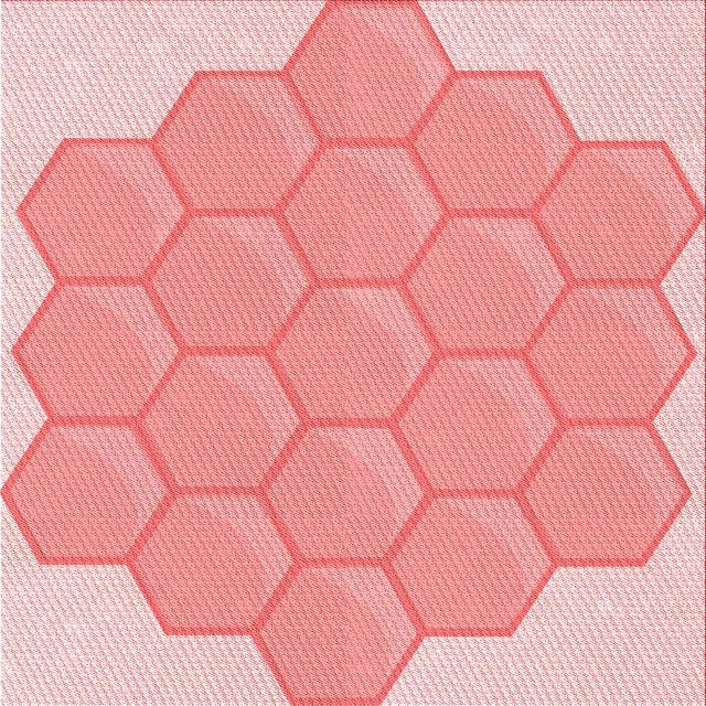 Ahgly Company Machine Washable Indoor Square Transitional Flamingo Pink Area Rugs, 5' Square