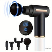 1 massage gun, deep tissue muscle handheld impact massager, suitable for body, back,
