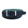 thumbnail image 2 of CTM® Ceinture à Boucle à Pince Réversible en Cuir Mat à Imprimé Croco, 2 of 4