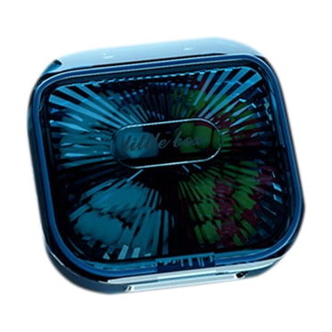 Tumotour Storage Box Portable Divided Into Compartments Sealed Padding Proof Mini Small Storage Box Transparent Portable Storage Box