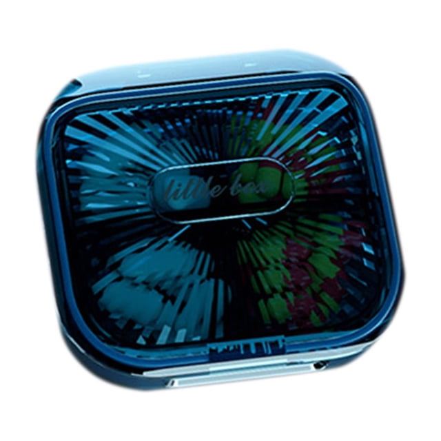 Tumotour Storage Box Portable Divided Into Compartments Sealed Padding Proof Mini Small Storage Box Transparent Portable Storage Box