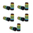 thumbnail image 1 of MesaSe Colorful Striped Golfing Iron Ferrules Fit 0.35Inch 0.37Inch Iron Shafts, 1 of 20