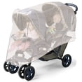 thumbnail image 1 of Jolly Jumper Double Stroller Net | Breathable Mesh Insect Shield Cover | Fits Tandem, Side-by-Side & Travel System Strollers | Elasticized Secure Fit, 1 of 2