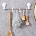 thumbnail image 4 of Shengyu 8 Pcs S-shaped Hook with Buckle Bathroom Clothes Cooking Tool Hanger White 1Set, 4 of 6