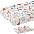 thumbnail image 3 of Housse de Matelas à Langer Douce et Respirante en Coton, Drap de Table à Langer Détachable, Lavable et Réutilisable, Housse de Matelas à Langer pour Tout-Petit de 0 à 3 Ans, 3 of 9
