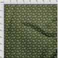 thumbnail image 4 of oneOone Polyester Spandex Forest Green Fabric Kids Floral Craft Projects Decor Fabric Printed By The Yard 56 Inch Wide, 4 of 4
