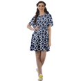 thumbnail image 2 of Moomaya Moss Georgette Bell Sleeves Short A-Line Printed Summer Dress For Women, 2 of 5