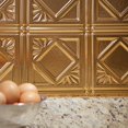 thumbnail image 3 of Fasade Traditional Style 4 Decorative Vinyl Backsplash Kit 15 sq ft Polished Copper, 3 of 5