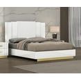 thumbnail image 1 of K-LIVING TANNER LIT QUEEN SIZE EN BLANC AVEC PU LUXURY, 1 of 1