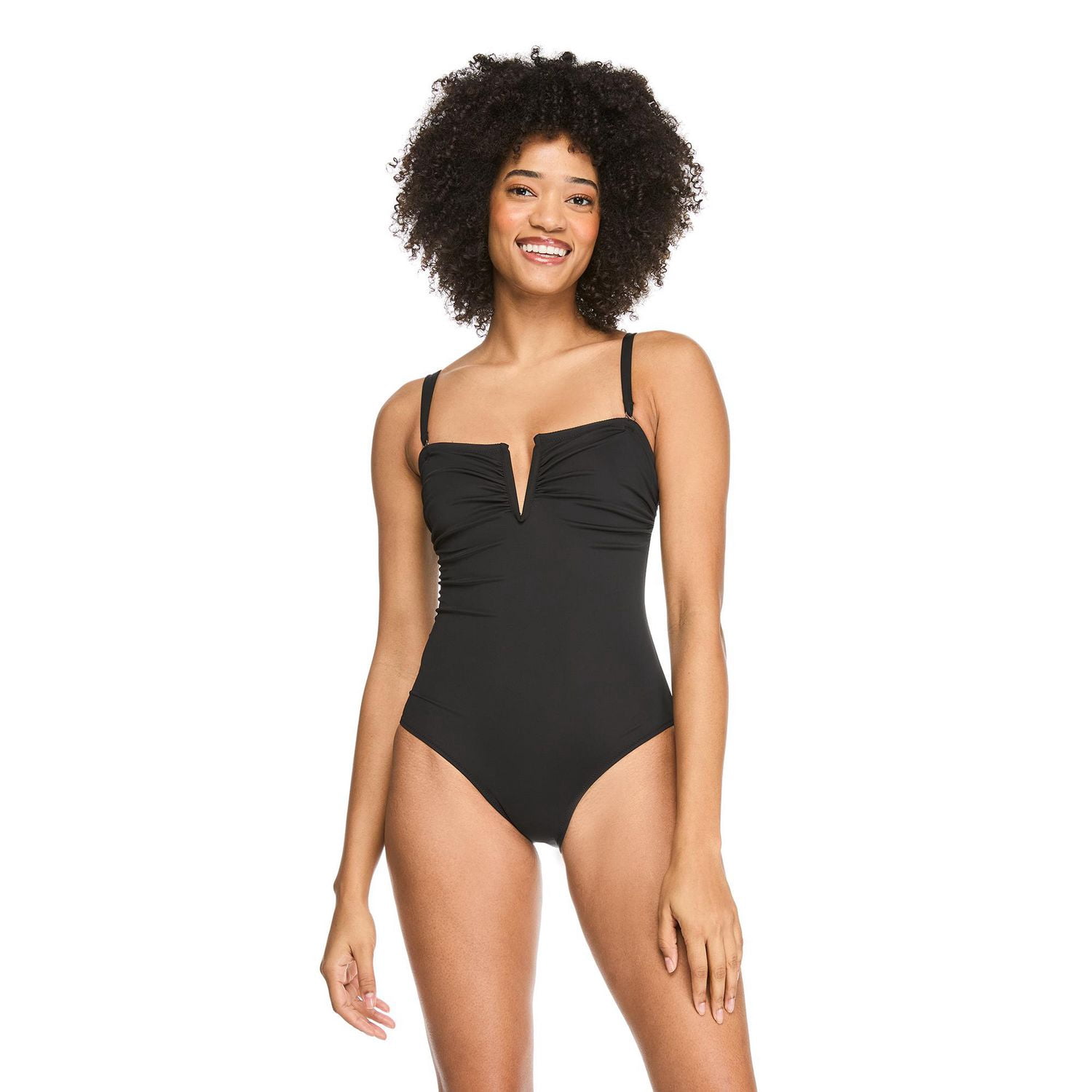 George Women's V-Wire One Piece Swimsuit