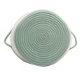 thumbnail image 4 of Cotton Rope Storage Basket with Boucle Rainbow Patch, 4 of 8