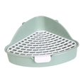 thumbnail image 3 of Pet Toilet Potty Trainer Hamster Bunny Small Animal Ferret Rabbit Litter Green, 3 of 8