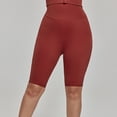 thumbnail image 2 of Qtocio Plus Size Shorts,Women's Solid Color High Waisted Supportive Shorts for Yoga and Workout Summer Activities, 2 of 4