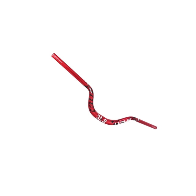 Decodeary Mountain Bike Handlebar DH Bicycle 31.8mm 720mm Red Bar Riser Handle Red 780mm