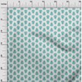 thumbnail image 3 of oneOone Viscose Jersey Turquoise Green Fabric Asian Block Sewing Craft Projects Fabric Prints By Yard 60 Inch Wide, 3 of 4