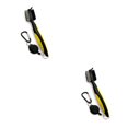 thumbnail image 1 of Ruiboury Golf Club Brush Portable Handheld Replacement Double-sided Ball Shoe Brushes Yellow Lidless 2Set, 1 of 6