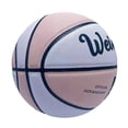 thumbnail image 1 of yingyy Lightweight Training Basketball Non-slip And Portable For All Skill Levels PVC High-bounce Training And Match Play Pink-white, 1 of 6