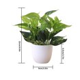 thumbnail image 3 of serony Artificial Potted Plant Leaf Simulation Leaves Home Office Desktop Greenery Decoration, Plant Type 18, 3 of 7