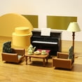 thumbnail image 1 of Ensemble de Meubles de Maison de Poupée Multicolore Cuisine Ensemble de Jeu Librairie Terrain de Jeu Réfrigérateur Miniature Accessoires de Scène de Jeu Jouets, 1 of 8