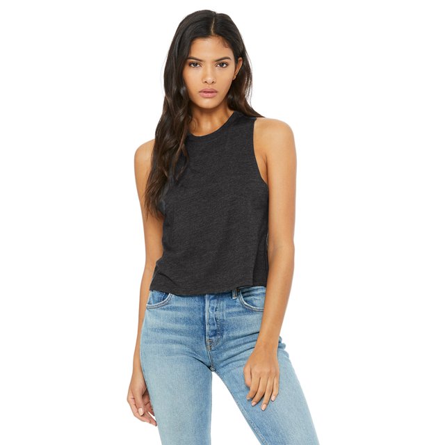 Bella + Canvas Ladies' Racerback Cropped Tank