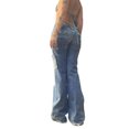 thumbnail image 2 of Fortune Jeans Taille Basse pour Femmes, Pantalons Longs à Jambe Droite à Motifs d'Étoiles Pantalons Rétro, 2 of 9