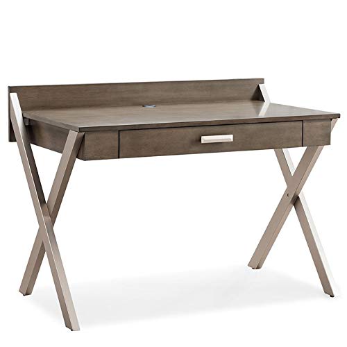 Leick Home X-Leg Laptop Computer Desk, Smoke Gray