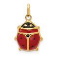 thumbnail image 1 of Pendentif Coccinelle en Or Jaune 14k Collier Breloque Insecte Arachnide, 1 of 6