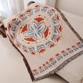 thumbnail image 4 of Serviette de Canapé Super Douce Multicolore Style Boho Couverture Nappe Respirante Housse de Fauteuil Inclinable Housse de Canapé Motif Géométrique Léger, 4 of 9