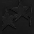 thumbnail image 2 of Black 3 Star Embroidered Cap, 2 of 5