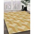 thumbnail image 3 of Ahgly Tapis Rectangulaire Lavable en Machine Orange Or, 5 Pieds x 7 Pieds, 3 of 7