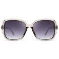 thumbnail image 3 of FEISEDY Polarized Women Square Sunglasses Sparkling Composite Shiny Frame B2289, 3 of 6
